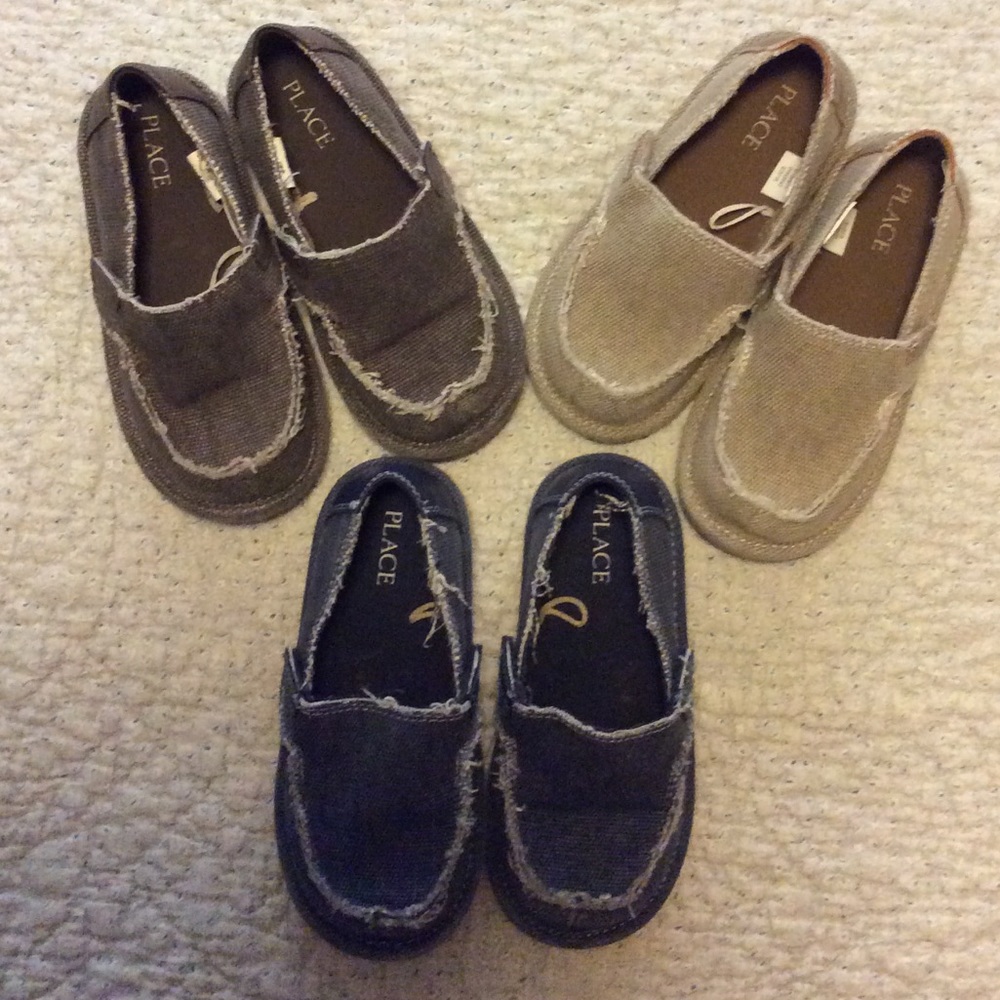 Boys Children’s Place Canvas Shoe Bundle Size 10